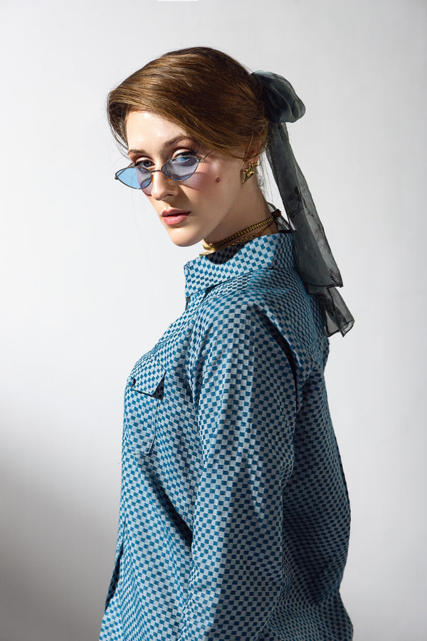 Azure Mosaic Co-ord Set