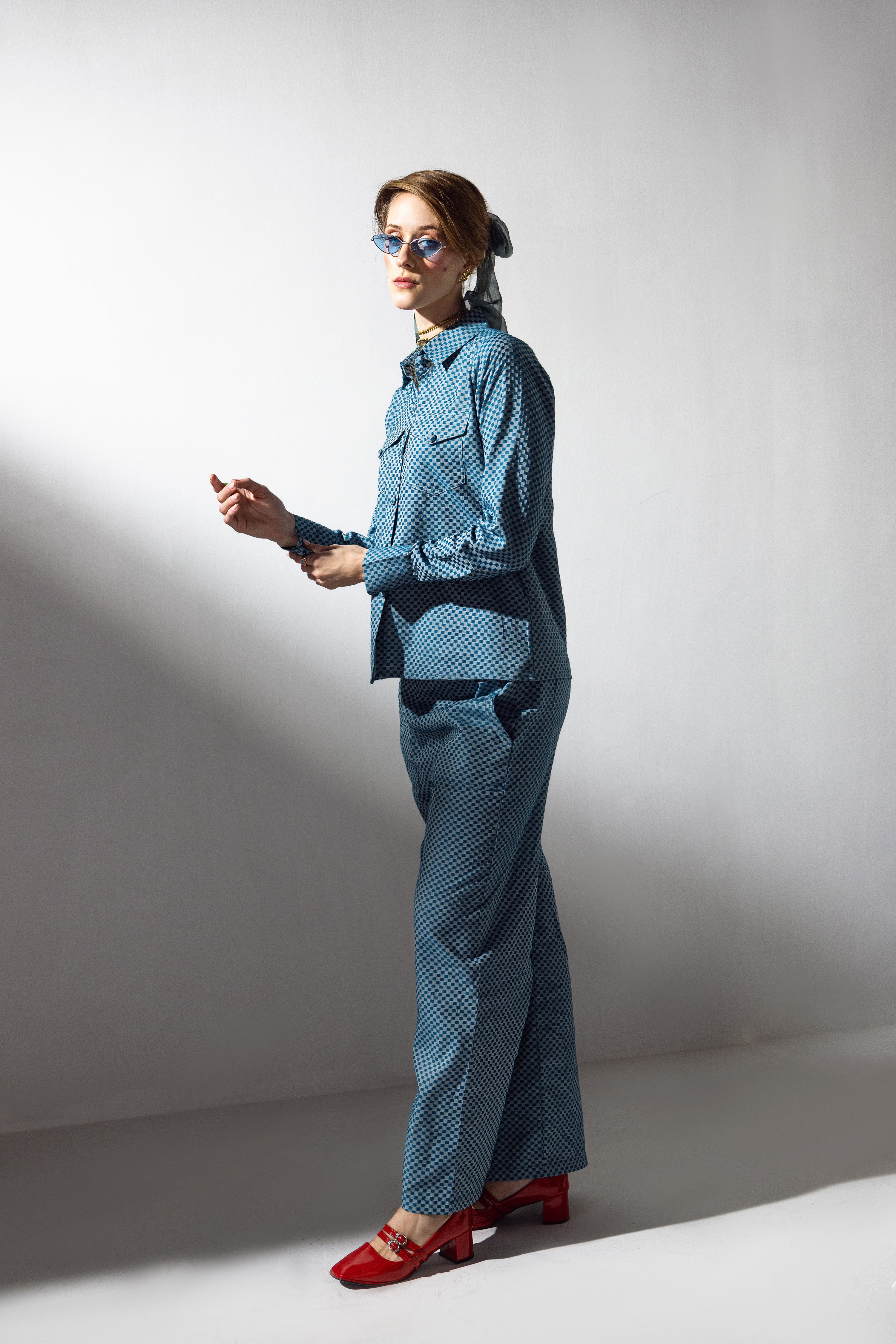 Azure Mosaic Co-ord Set