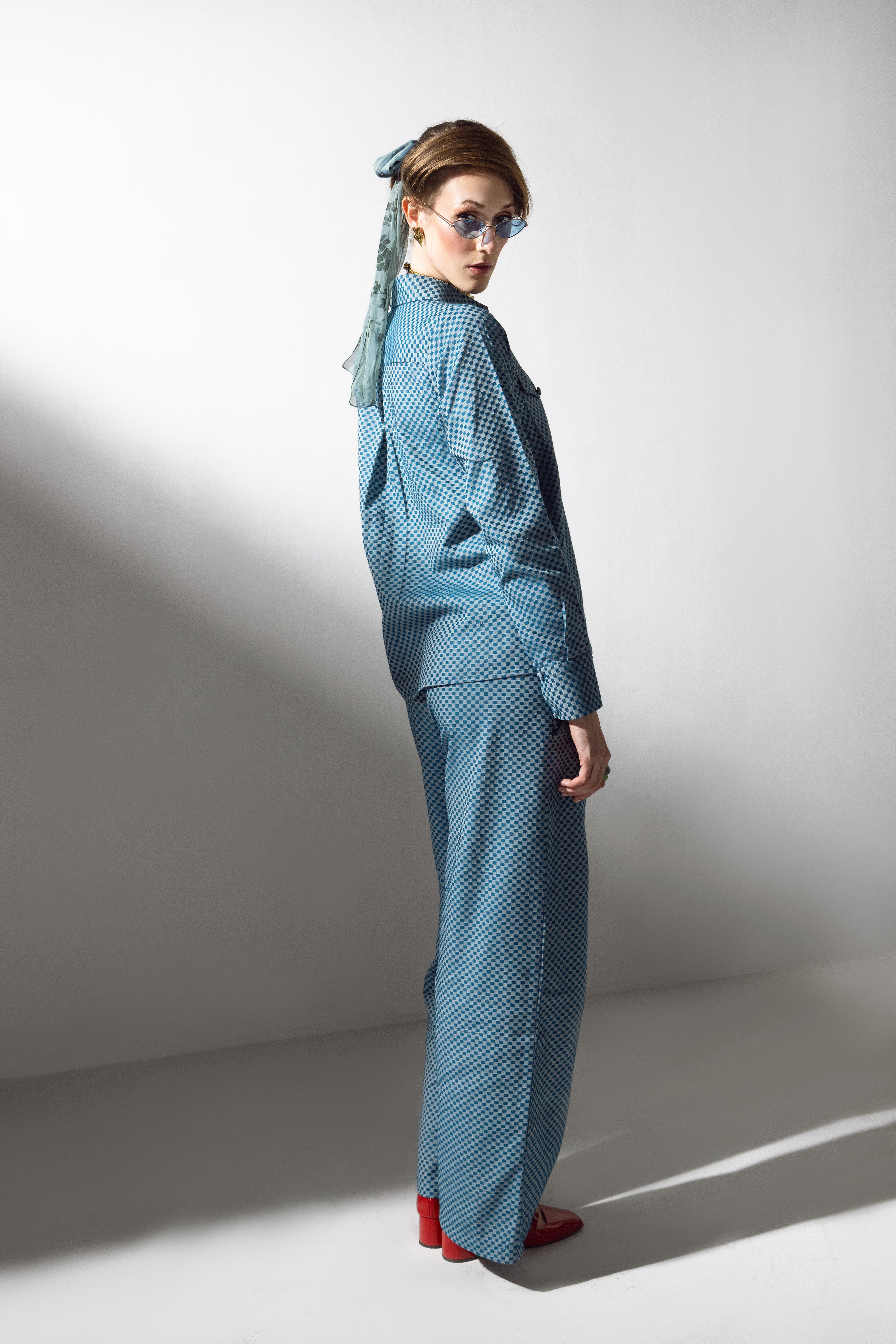 Azure Mosaic Co-ord Set