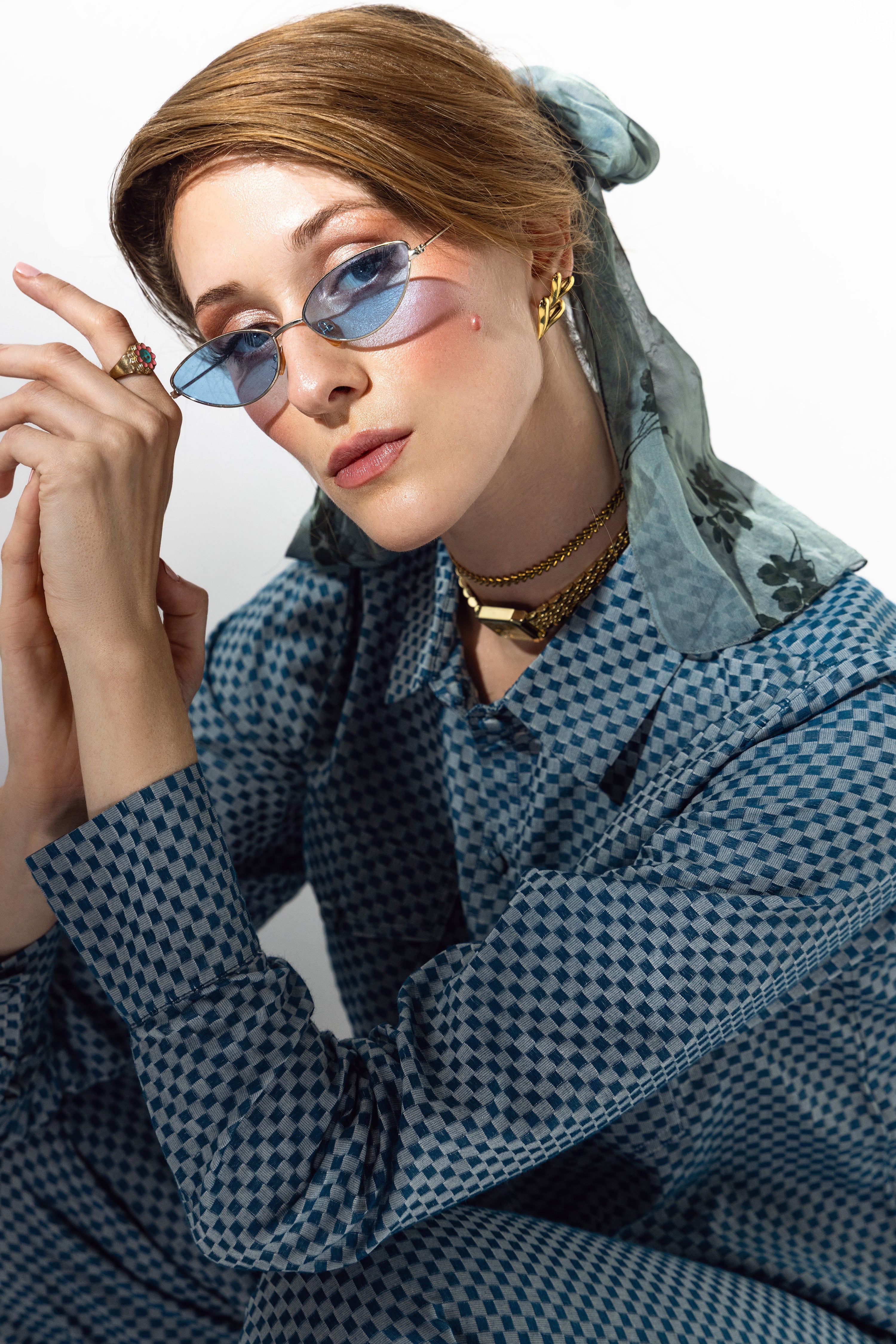 Azure Mosaic Co-ord Set